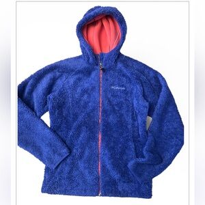 COLUMBIA ⭐️fleece lined zip up sherpa hoodie